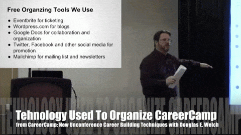 Technology tools Used to Organize CareerCamp from CareerCamp: New Unconference Career Building Methods [Video Clip]